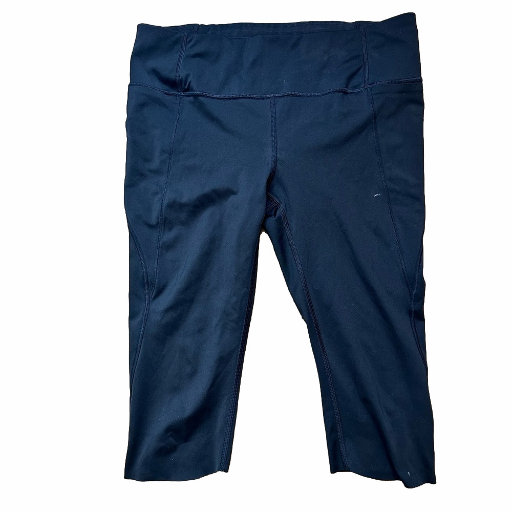 Athleta Revelation Black Cropped Capri Size SmallP